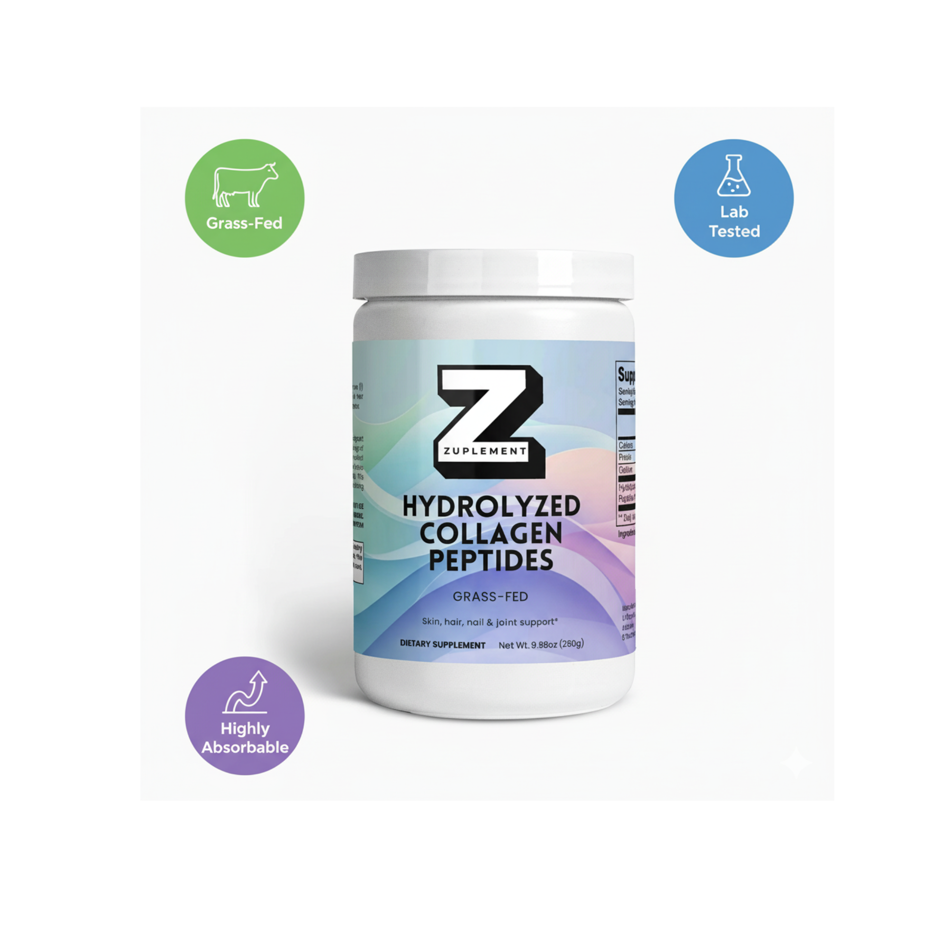 Grass-Fed Hydrolyzed Collagen Peptides