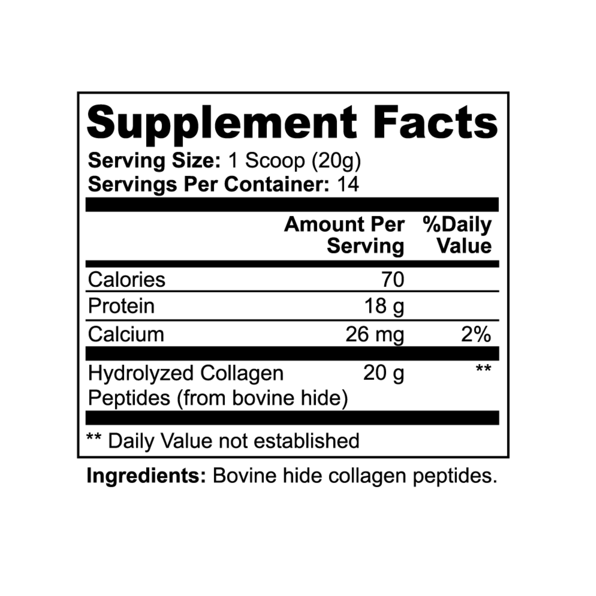 Grass-Fed Hydrolyzed Collagen Peptides
